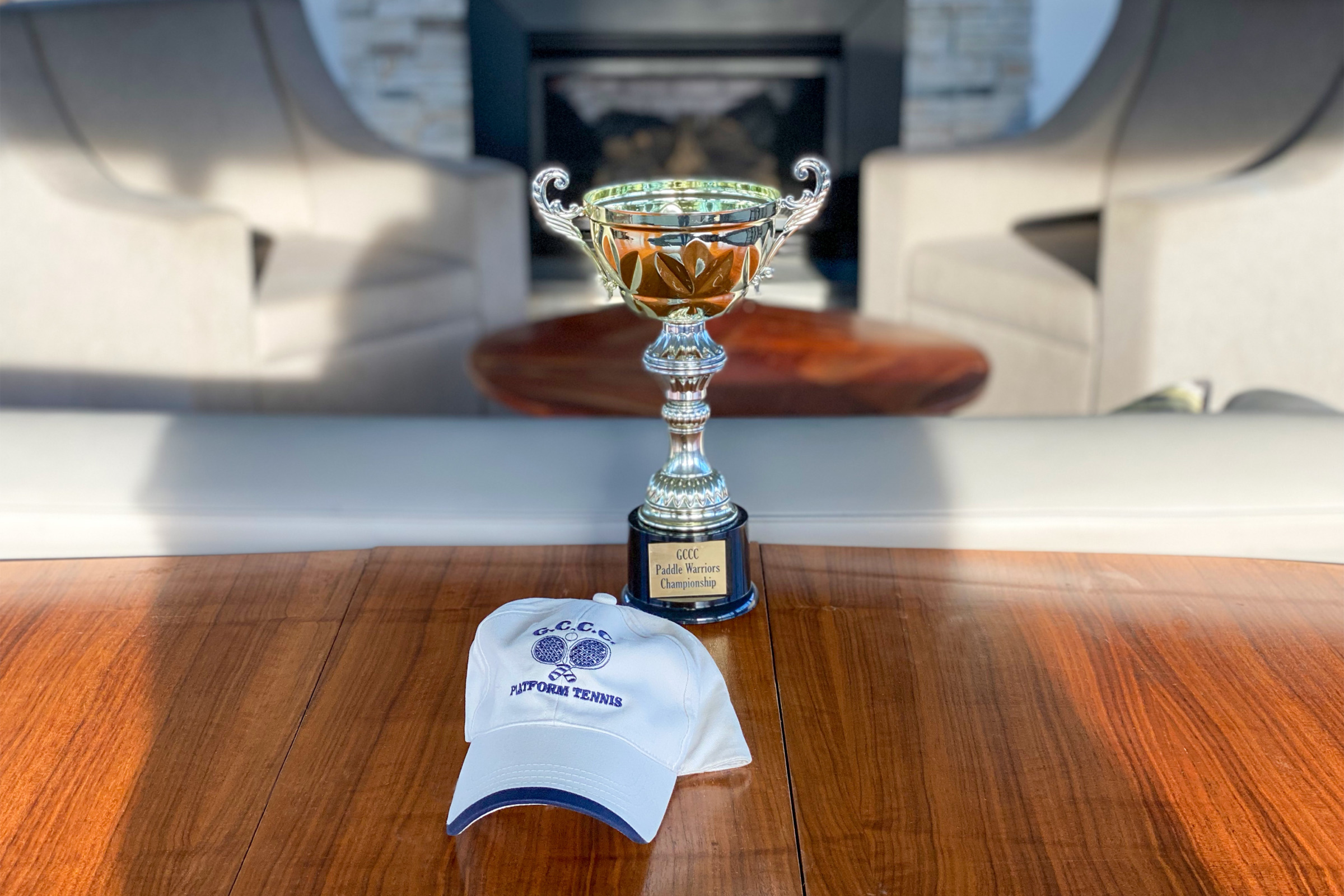 Trophy and hat