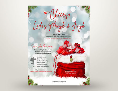Ladies Mingle and Jingle Event Ad