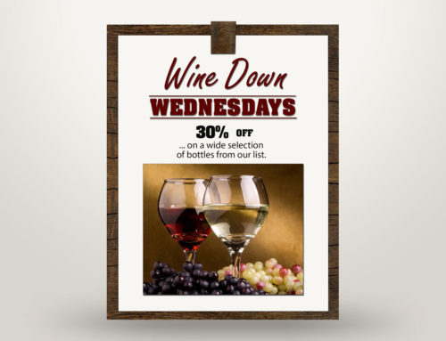 Wine Down Wednesday Event Ad